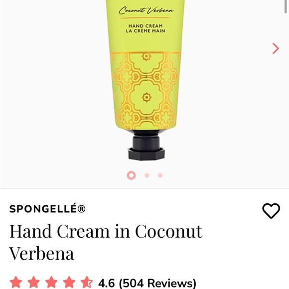 NWT Spongelle Hand Cream Coconut Verbena 2 oz - Picture 9 of 10